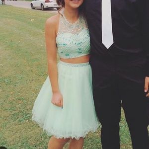 green homecoming dress!